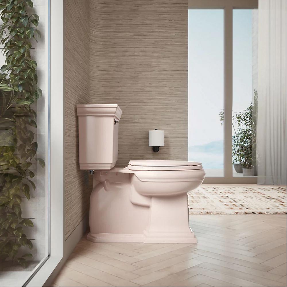 Kohler® Lustra™ K-4652-45 Toilet Seat, Contemporary, Traditional, Yes, Elongated, Plastic, Wild Rose thumbnail 3