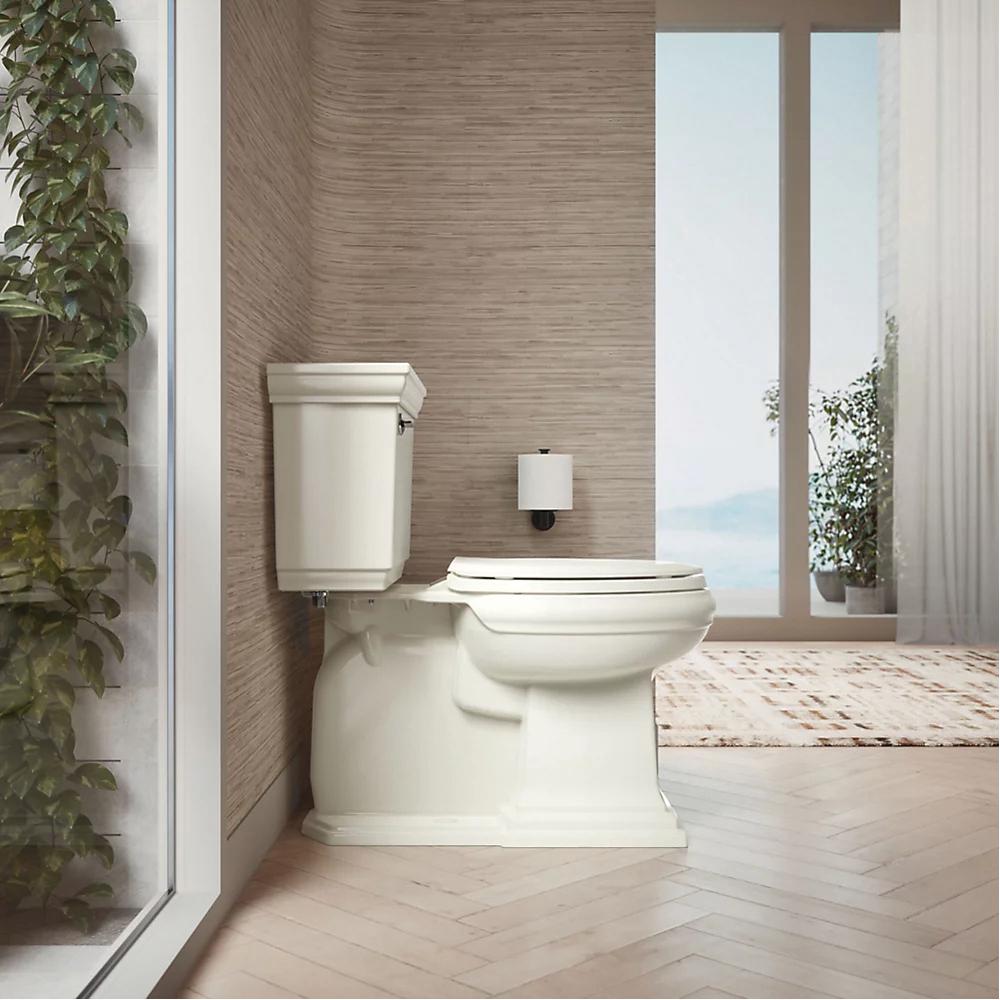 Kohler® Lustra™ K-4652-47 Toilet Seat, Contemporary, Traditional, Yes, Elongated, Plastic, Almond thumbnail 4