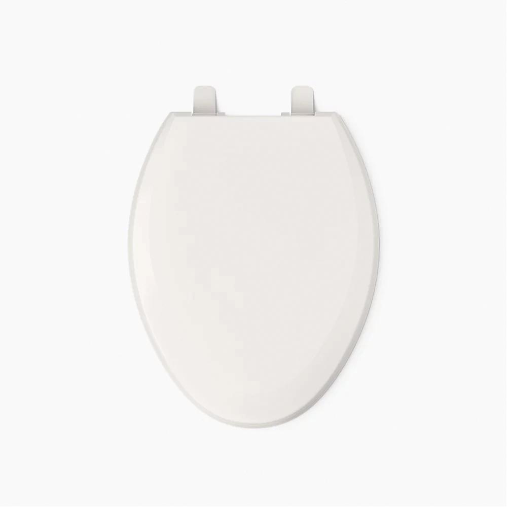 Kohler® Lustra™ K-4652-55 Toilet Seat, Contemporary, Traditional, Yes, Elongated, Plastic, Innocent Blush thumbnail 4