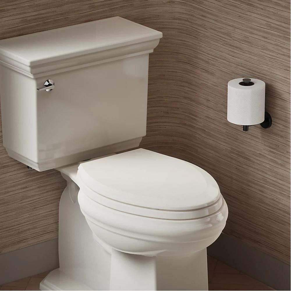 Kohler® Lustra™ K-4652-55 Toilet Seat, Contemporary, Traditional, Yes, Elongated, Plastic, Innocent Blush thumbnail 2