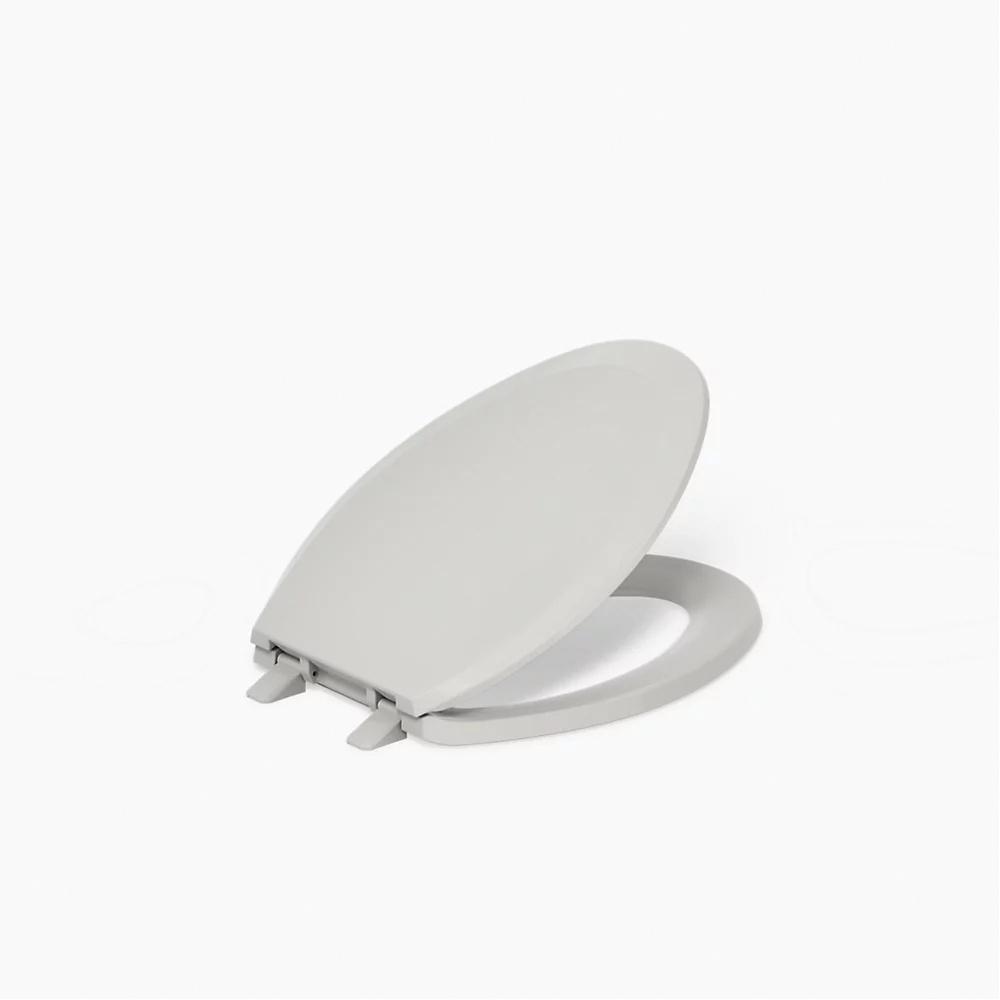 Kohler® Lustra™ K-4652-56 Toilet Seat, Contemporary, Traditional, Yes, Elongated, Plastic, Tender Gray thumbnail 2