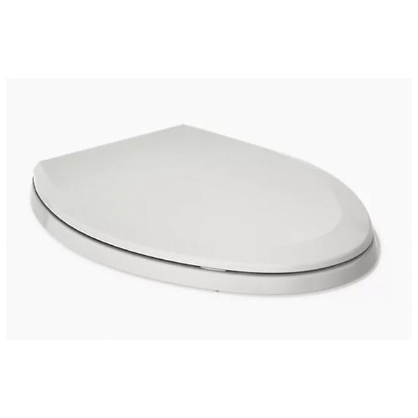 Kohler® Lustra™ K-4652-56 Toilet Seat, Contemporary, Traditional, Yes, Elongated, Plastic, Tender Gray thumbnail 3