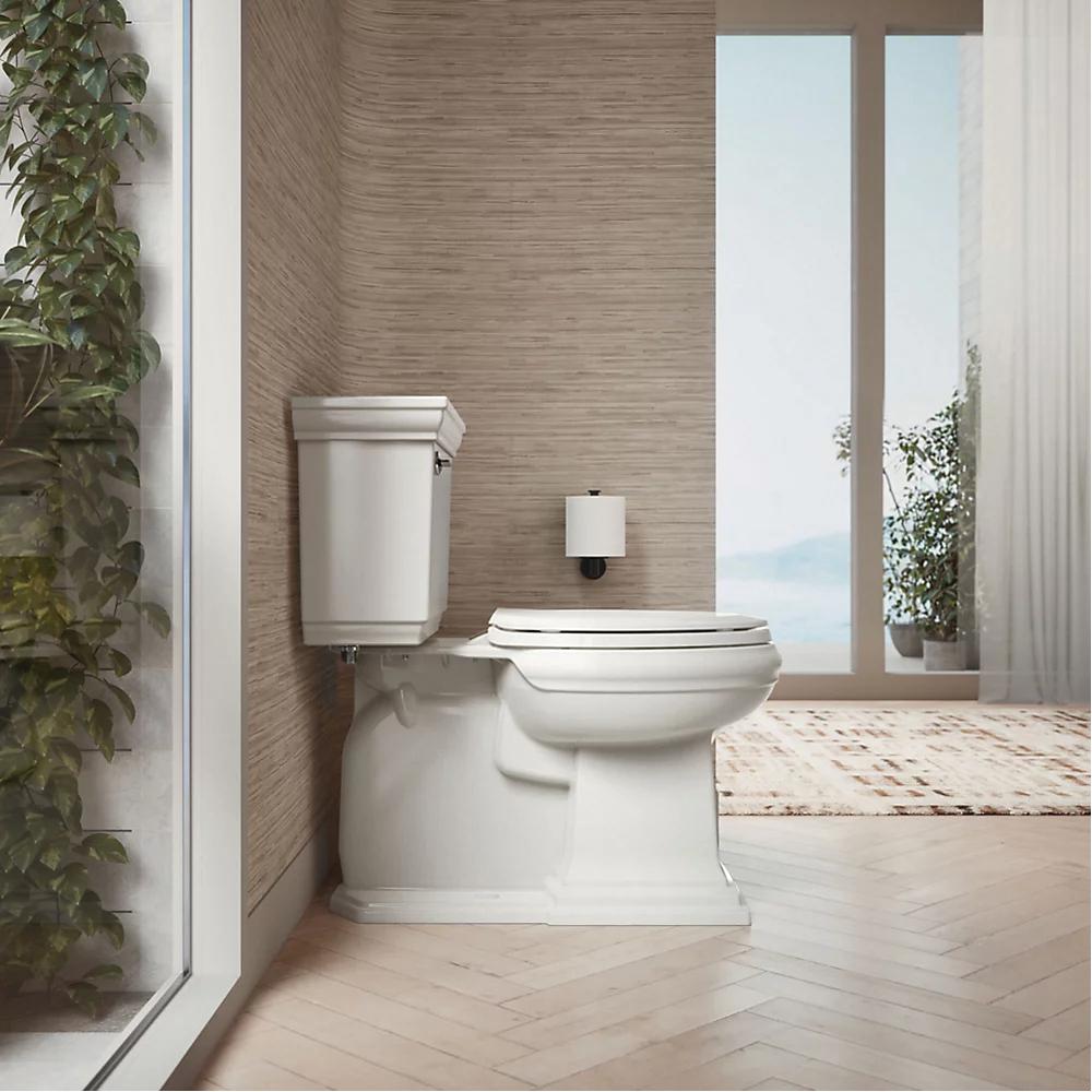 Kohler® Lustra™ K-4652-56 Toilet Seat, Contemporary, Traditional, Yes, Elongated, Plastic, Tender Gray thumbnail 4