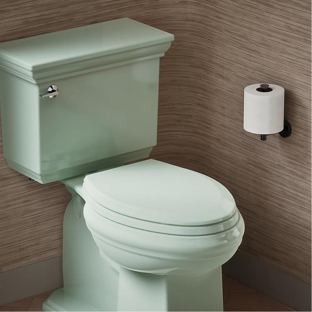 Kohler® Lustra™ K-4652-71 Toilet Seat, Contemporary, Traditional, Yes, Elongated, Plastic, Seafoam Green thumbnail 4