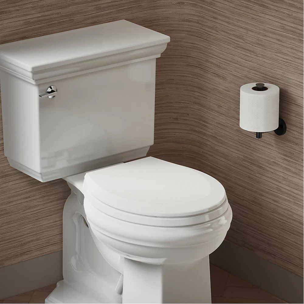 Kohler® Lustra™ K-4662-0 Toilet Seat, Contemporary, Traditional, Yes, Round, Plastic, White thumbnail 3