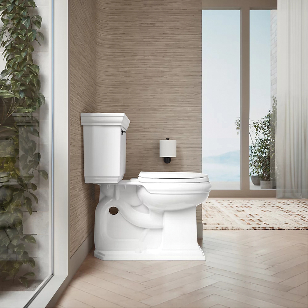 Kohler® Lustra™ K-4662-0 Toilet Seat, Contemporary, Traditional, Yes, Round, Plastic, White thumbnail 2