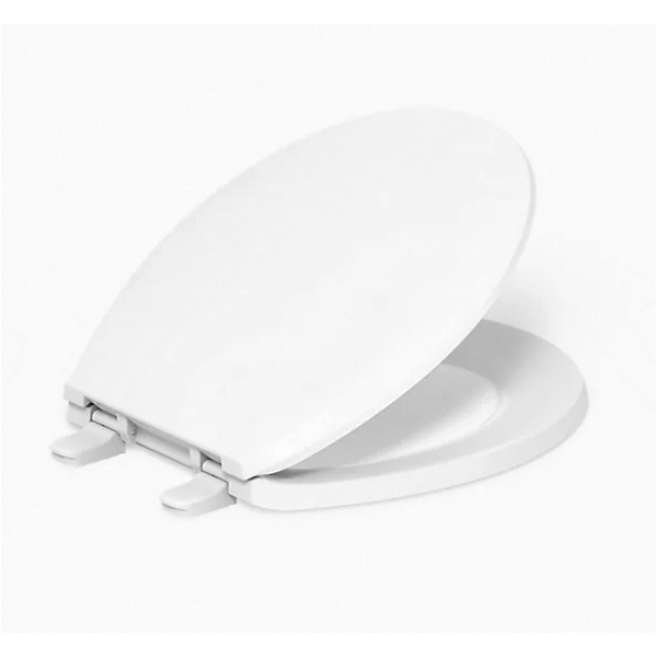 Kohler® Lustra™ K-4662-0 Toilet Seat, Contemporary, Traditional, Yes, Round, Plastic, White