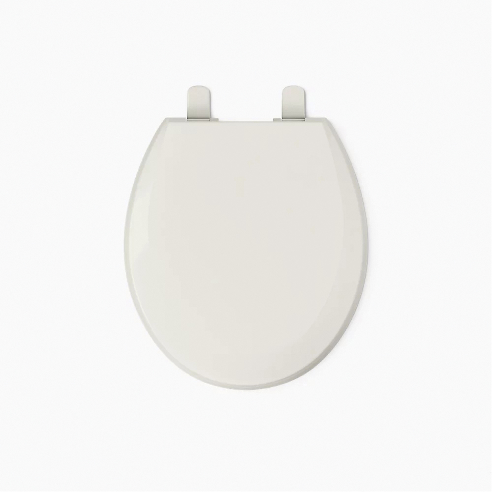 Kohler® Lustra™ K-4662-47 Toilet Seat, Contemporary, Traditional, Yes, Round, Plastic, Almond