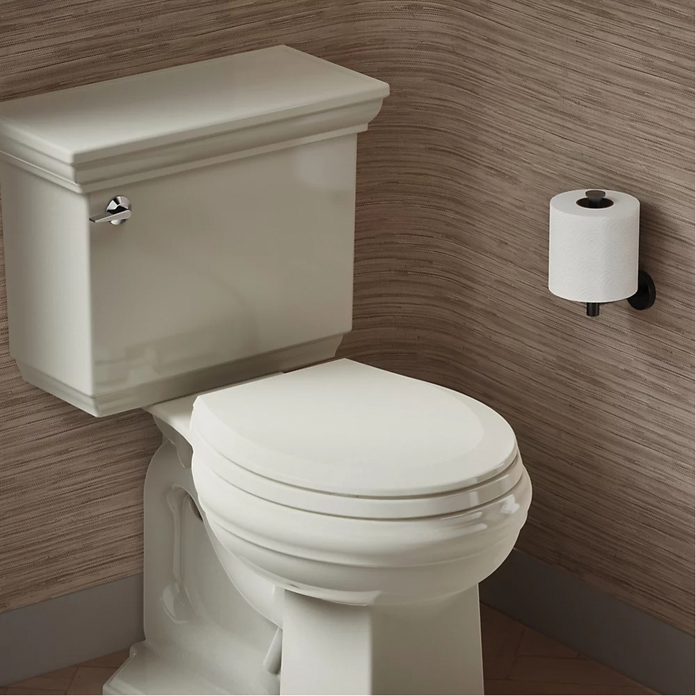 Kohler® Lustra™ K-4662-47 Toilet Seat, Contemporary, Traditional, Yes, Round, Plastic, Almond thumbnail 4