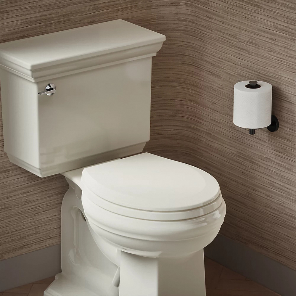 Kohler® Lustra™ K-4662-96 Toilet Seat, Contemporary, Traditional, Yes, Round, Plastic, Biscuit thumbnail 4