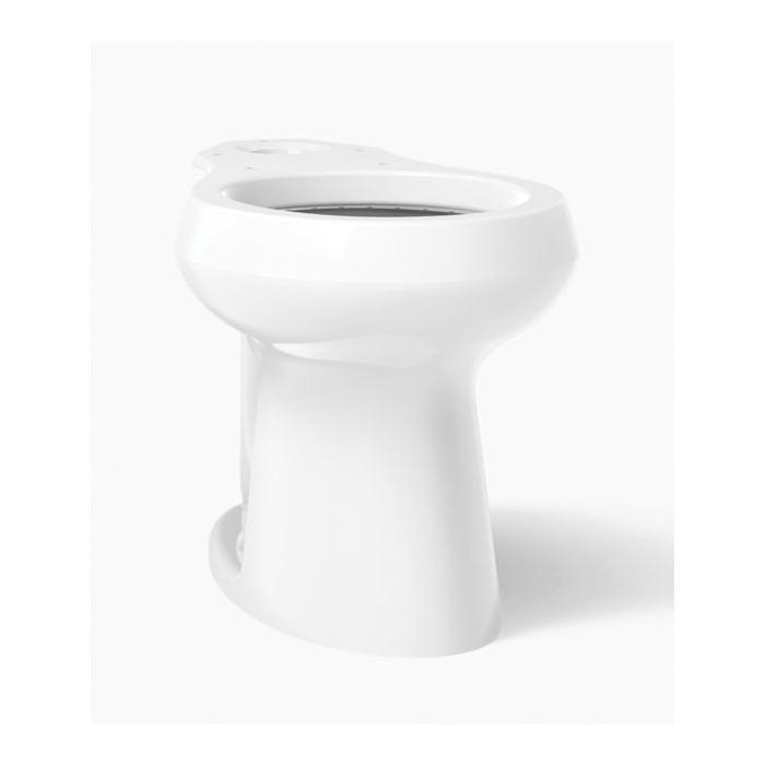 Kohler® Highline® K-5393-0 Toilet Bowl, Round, 1.28 gpf Flush Rate, 12 in Rough-In, Floor Mounting, Vitreous China thumbnail 2