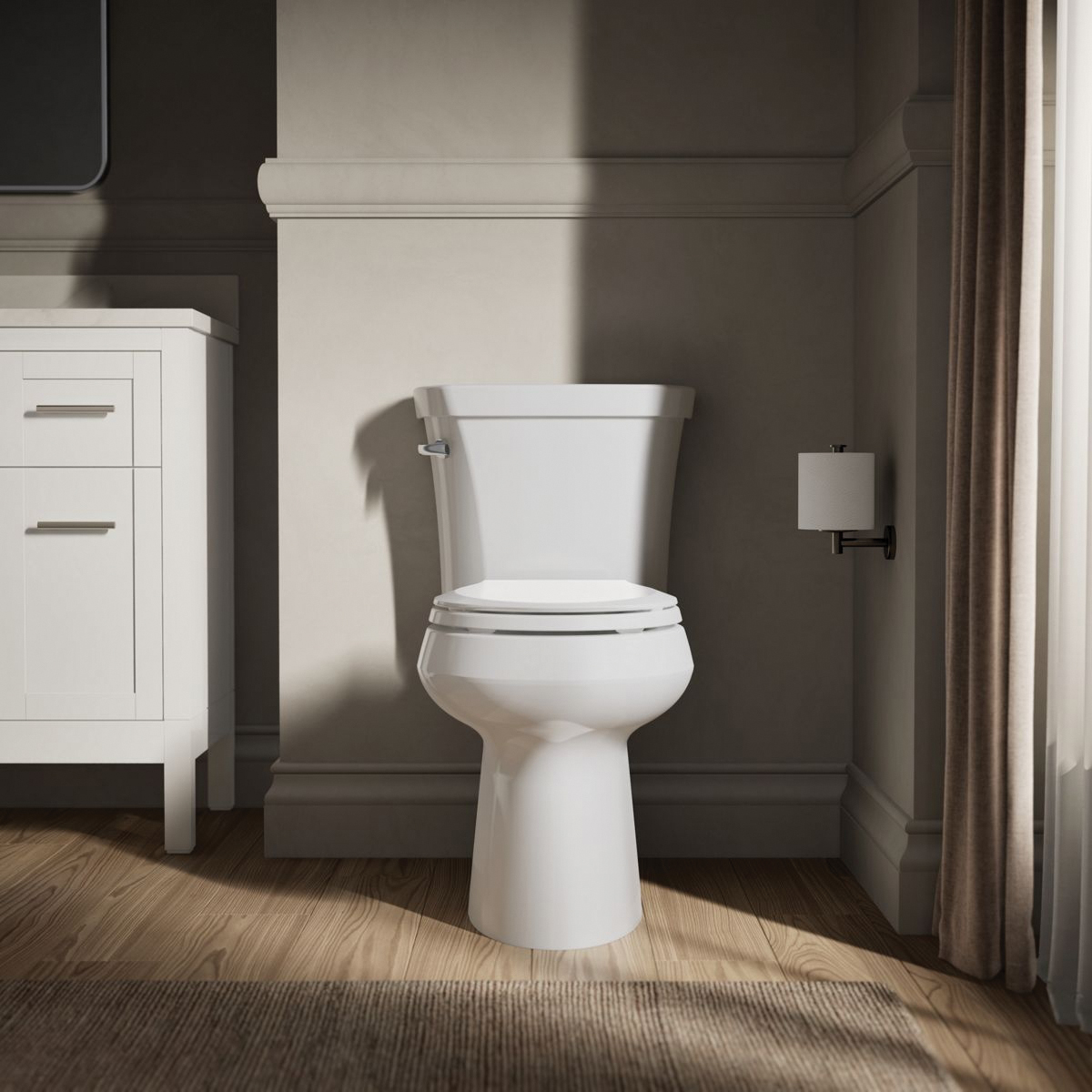 Kohler® Highline® K-5393-0 Toilet Bowl, Round, 1.28 gpf Flush Rate, 12 in Rough-In, Floor Mounting, Vitreous China