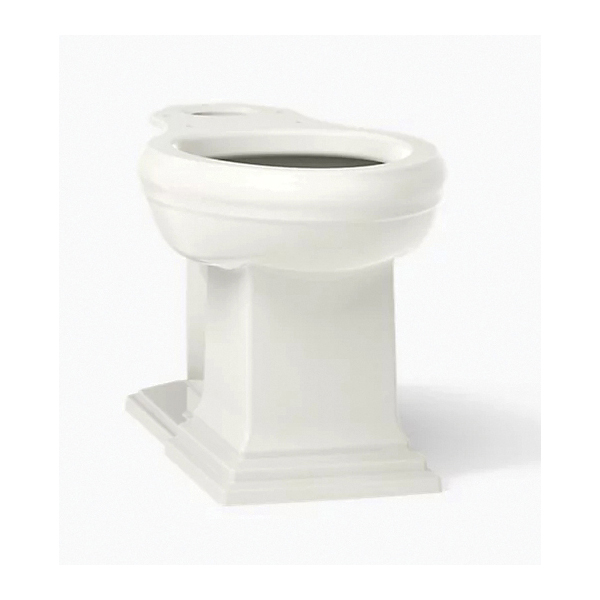 Kohler® Memoirs® K-5626-96 Toilet Bowl With Concealed Trapway, Elongated, 1.28 gpf Flush Rate, 12 in Rough-In, Biscuit thumbnail 2