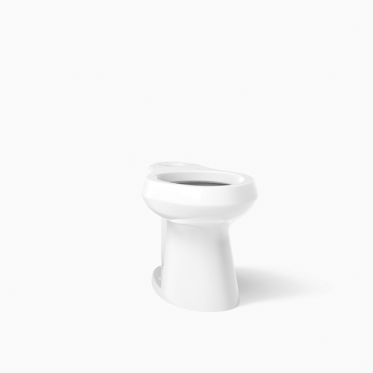 Kohler® Highline® K-80020-0 Toilet Bowl With Concealed Trapway, Elongated, 1.28 gpf Flush Rate, 12 in Rough-In, White thumbnail 3