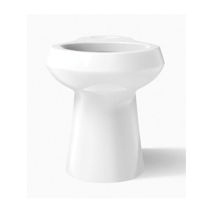 Kohler® Highline® K-80020-0 Toilet Bowl With Concealed Trapway, Elongated, 1.28 gpf Flush Rate, 12 in Rough-In, White thumbnail 4