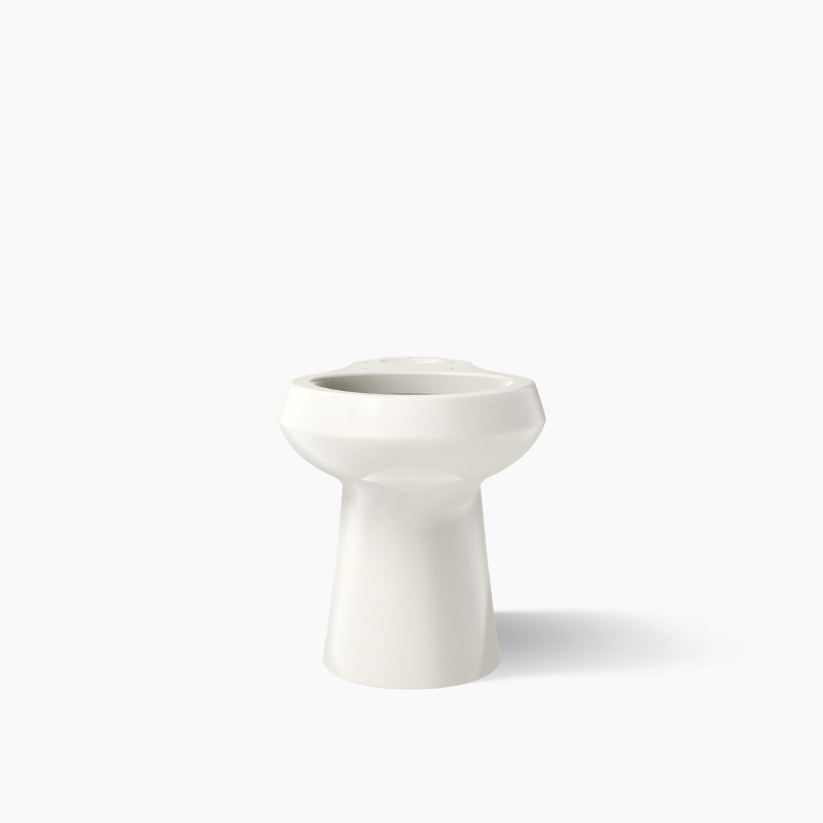 Kohler® Highline® K-80020-96 Toilet Bowl With Concealed Trapway, Elongated, 1.28 gpf Flush Rate, 12 in Rough-In, Biscuit thumbnail 4