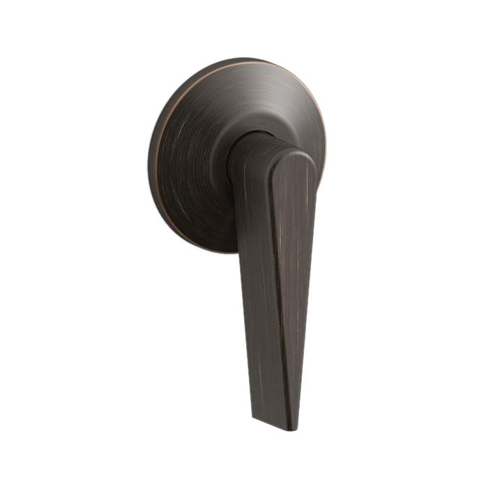 Kohler&reg; Archer 11069 Brass Front Mount Trip Lever, Oil Rubbed Bronze