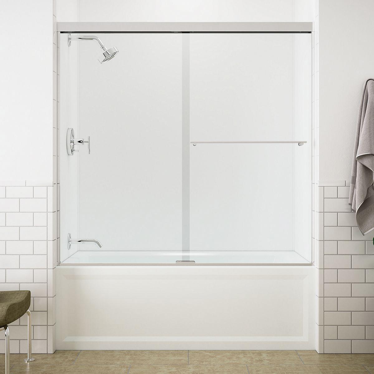 Kohler® Archer® K-1123-LA-96 Bathtub, Soaking Bath Therapy, Rectangular, 60 in L, 32 in W, Left Drain Location thumbnail 2