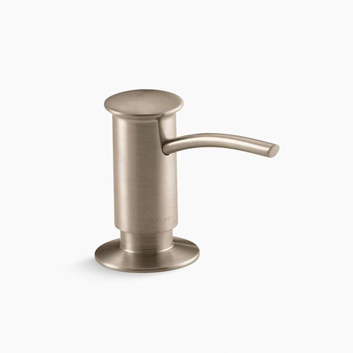 Kohler® 1895CBV Contemporary Design Brass Soap/lotion Dispenser, 16 oz, Vibrant Brushed Bronze
