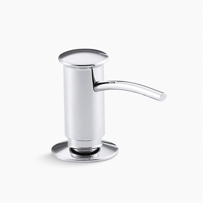 Kohler® K-1895-C-CP Soap/Lotion Dispenser, 16 oz Capacity, Deck Mounting, Brass, Polished Chrome