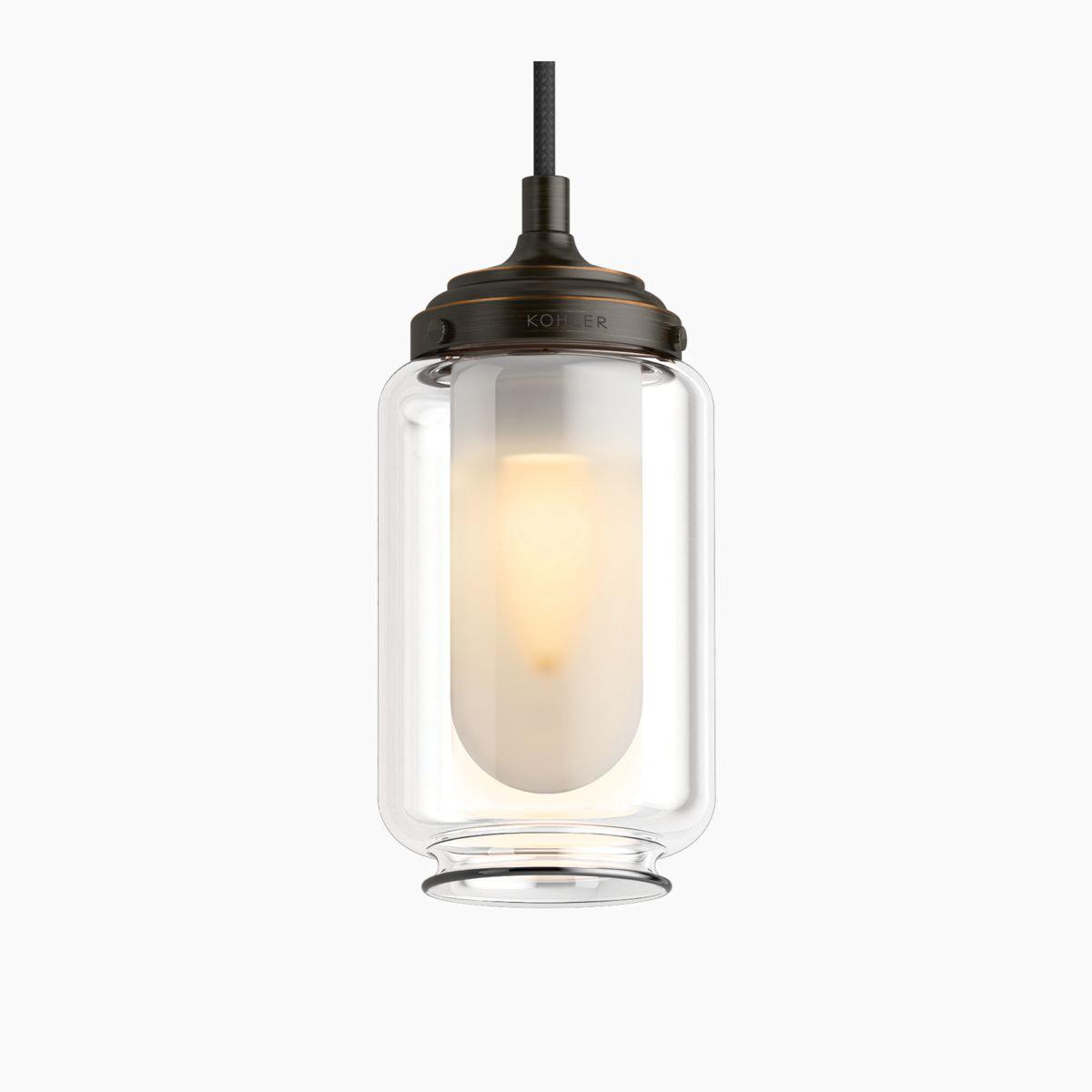 Kohler® Artifacts® K-22653-PE01-BZL Pendant Light, 40 W Fixture, 120 V, Incandescent Bulb, 1-Bulb, 450 Lumens, 3000 K thumbnail 4