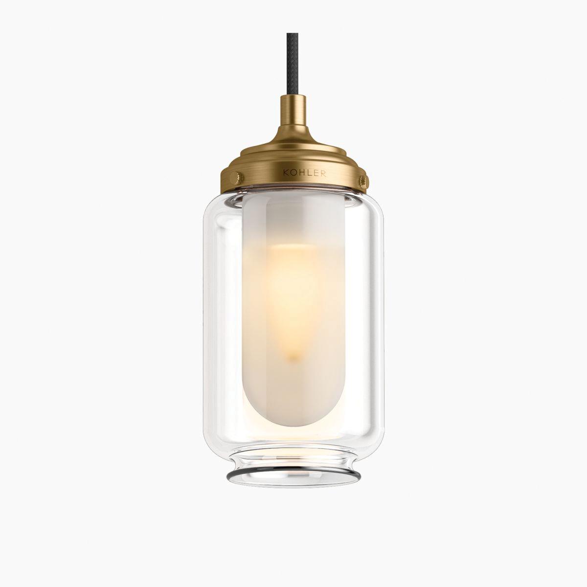Kohler® Artifacts® K-22654-PE01-SNL Pendant Light, 40 W Fixture, 120 V, Fluorescent Bulb, 1-Bulb, 450 Lumens, 3000 K thumbnail 3