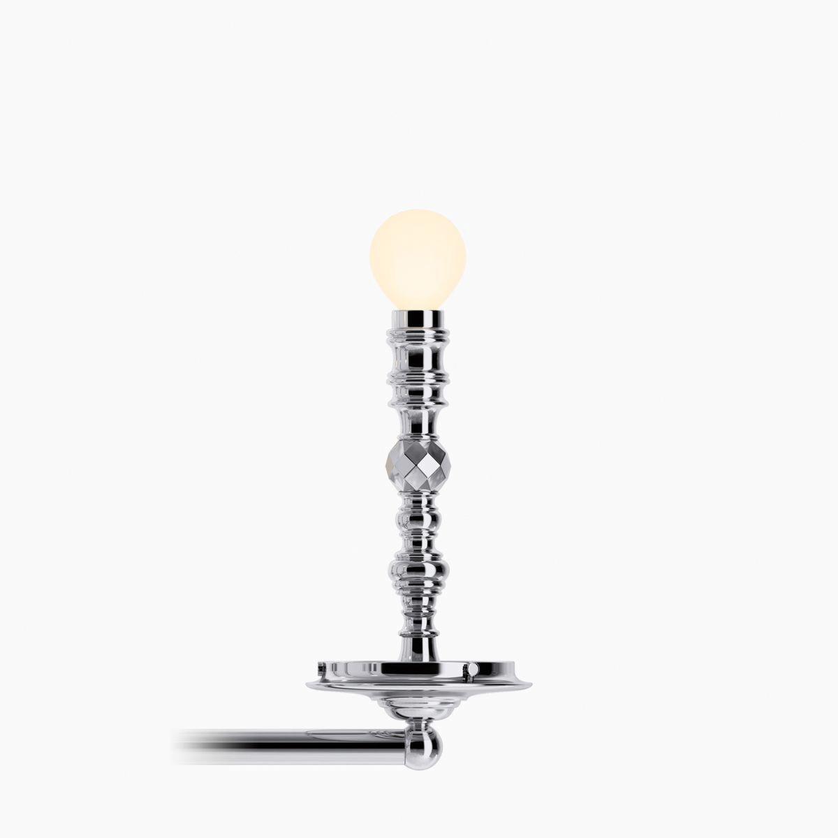 Kohler® Damask® K-23342-CH03-CPL Chandelier, 120 V, 3-Bulb, 1350 Lumens, 3000 K, Brass Fixture, Ceiling Mounting