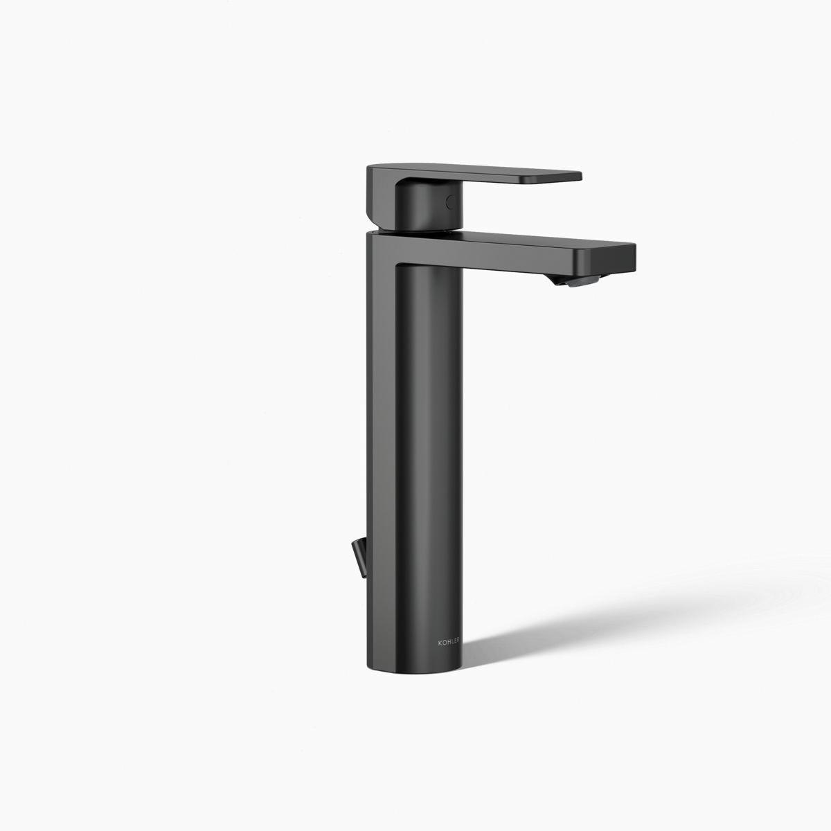 Kohler® Parallel® K-23475-4-BL Bathroom Sink Faucet, 1-Handle, Deck, Single-Handle, Matte Black thumbnail 2
