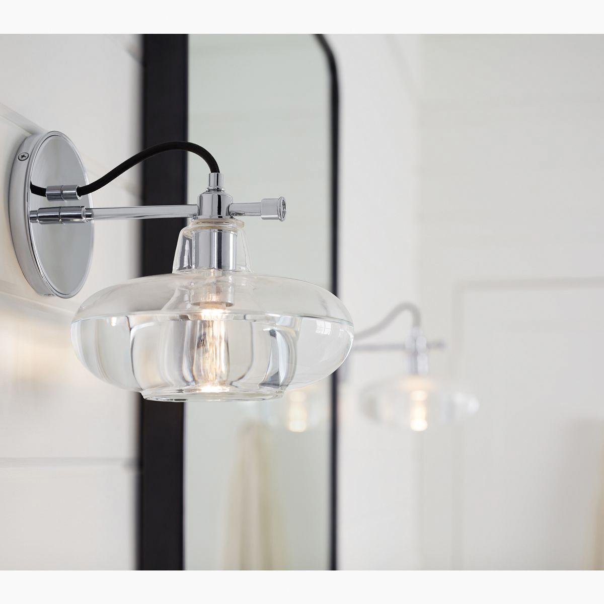 Kohler® Modern Farm K-23669-SC01-CPL Lacemaker Sconce, 60 W Fixture, 120 V, 1-Bulb, Steel Fixture, Wall Mounting thumbnail 2