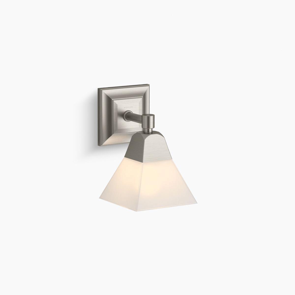 Kohler® Memoirs® K-23686-SC01-BNL Sconce, 60 W Fixture, 120 V, 1-Bulb, 800 Lumens, 3000 K, Brass Fixture