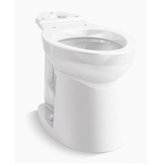 Kohler® K-25076-0 Toilet Bowl, Elongated, 1.28 gpf Flush Rate, 12 in Rough-In, Floor Mounting