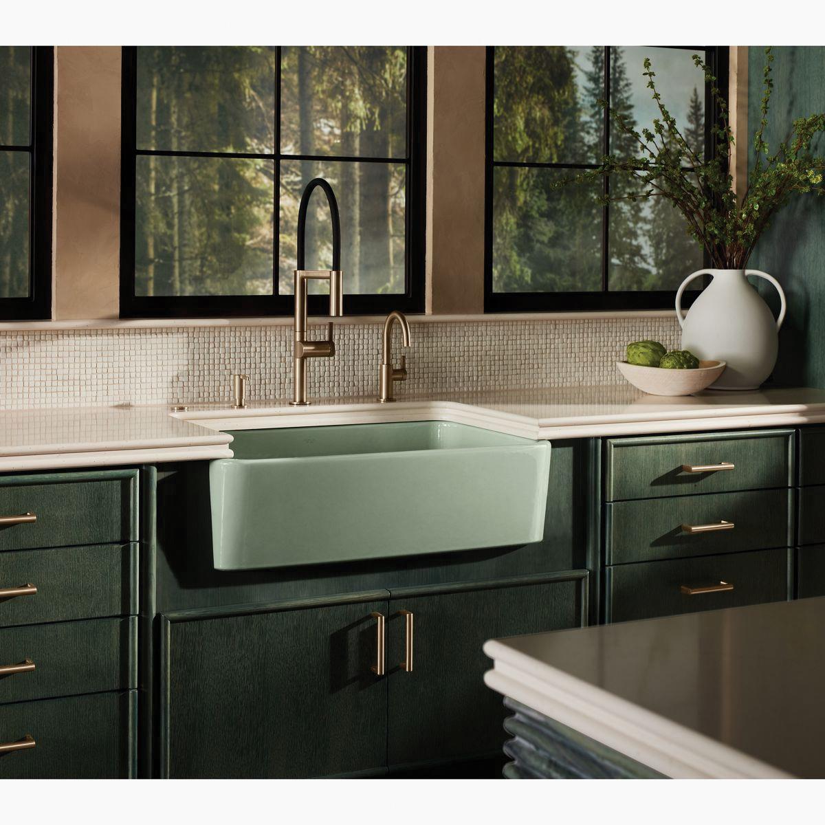 Kohler® K-25496-BL Cabinet Pull, 5-5/16 in L Handle, 1-11/16 in H Handle, Zinc thumbnail 4