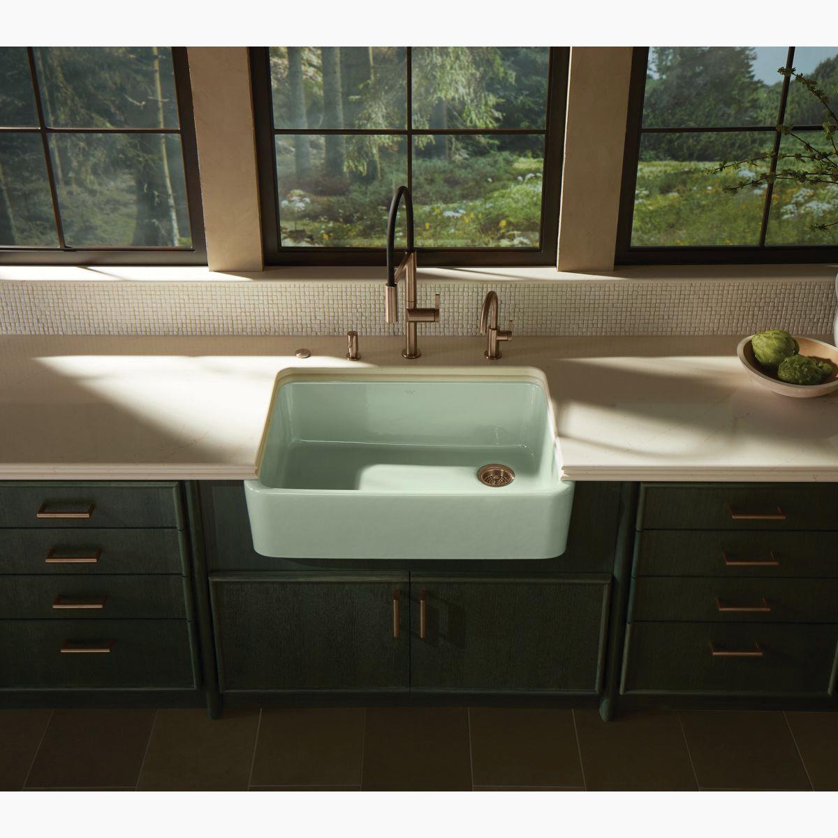 Kohler® K-25496-BL Cabinet Pull, 5-5/16 in L Handle, 1-11/16 in H Handle, Zinc thumbnail 2