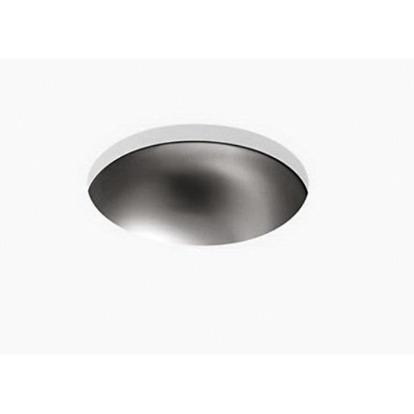 Kohler® Bolero® K-2610-SU-NA Bathroom Sink, Round, Stainless Steel, Satin
