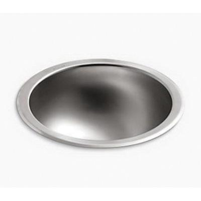 Kohler® Bolero® K-2610-SU-NA Bathroom Sink, Round, Stainless Steel, Satin thumbnail 2