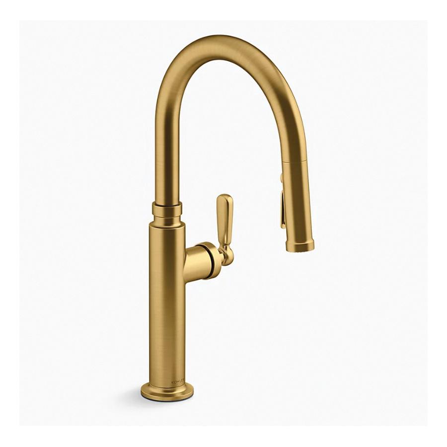 Kohler® Edalyn™ by Studio McGee K-28358-2MB Kitchen Sink Faucet, Touch, Deck, Pull-Down, Vibrant® Moderne Brushed Brass