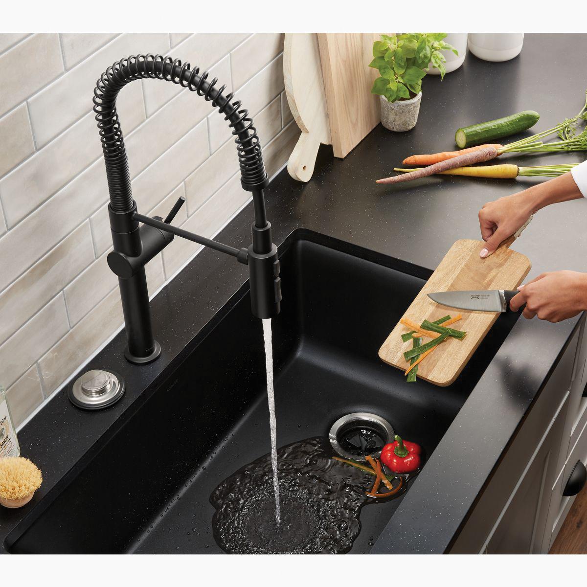 Kohler® K-29361-CHR Garbage Disposal, 120 V, 3/4 hp, 1725 rpm, Stainless Steel, Charcoal thumbnail 4