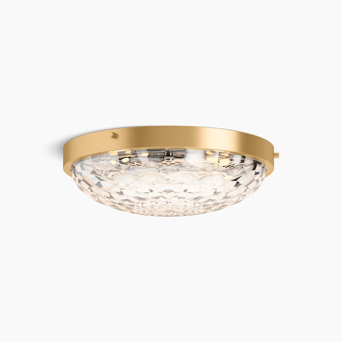 Kohler® Arendela® K-29373-FM03B-2GL Lighting Fixture, 25 W Fixture, 120 V, LED Bulb, 3-Bulb, Aluminum/Steel Fixture