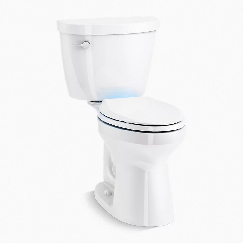 Kohler® Cimarron® K-31614-0 Toilet Tank, 1.6 gpf Flush Rate, 12 in Rough-In, Left Hand Trip Lever, White