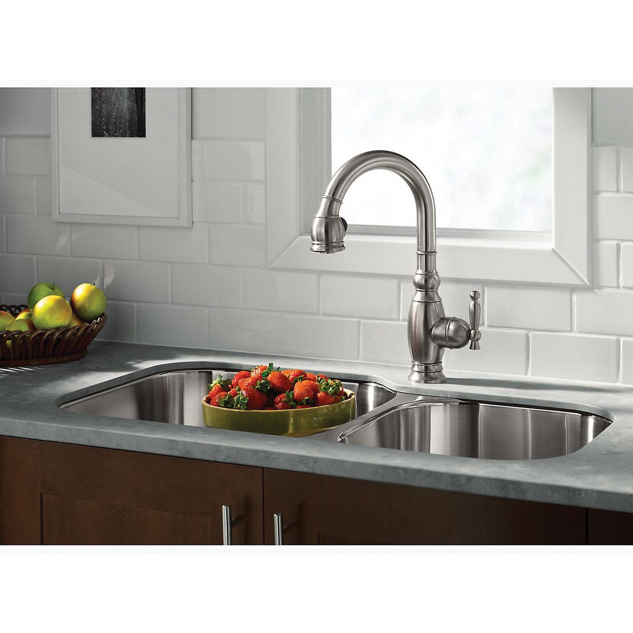 Kohler® Undertone® K-3356-NA Kitchen Sink, Rectangular, Stainless Steel thumbnail 2
