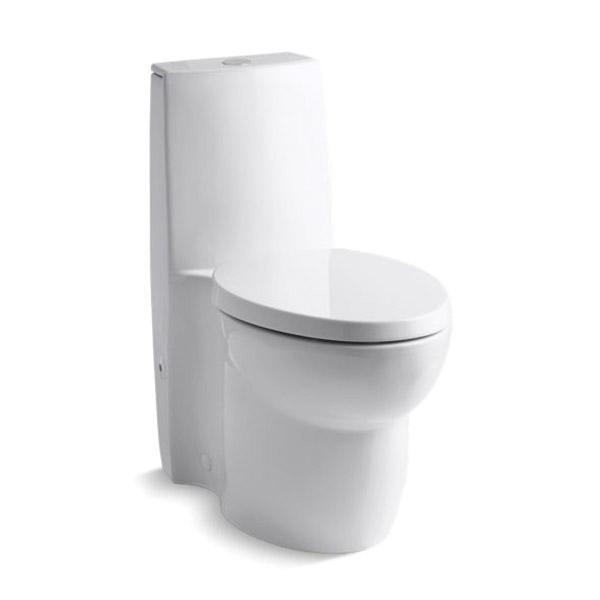 Kohler Saile&reg; K-3564 Dual Flush System Top Trip Lever Vitreous China One-Piece Toilet, 1.6 gpf/0.8 gpf, White