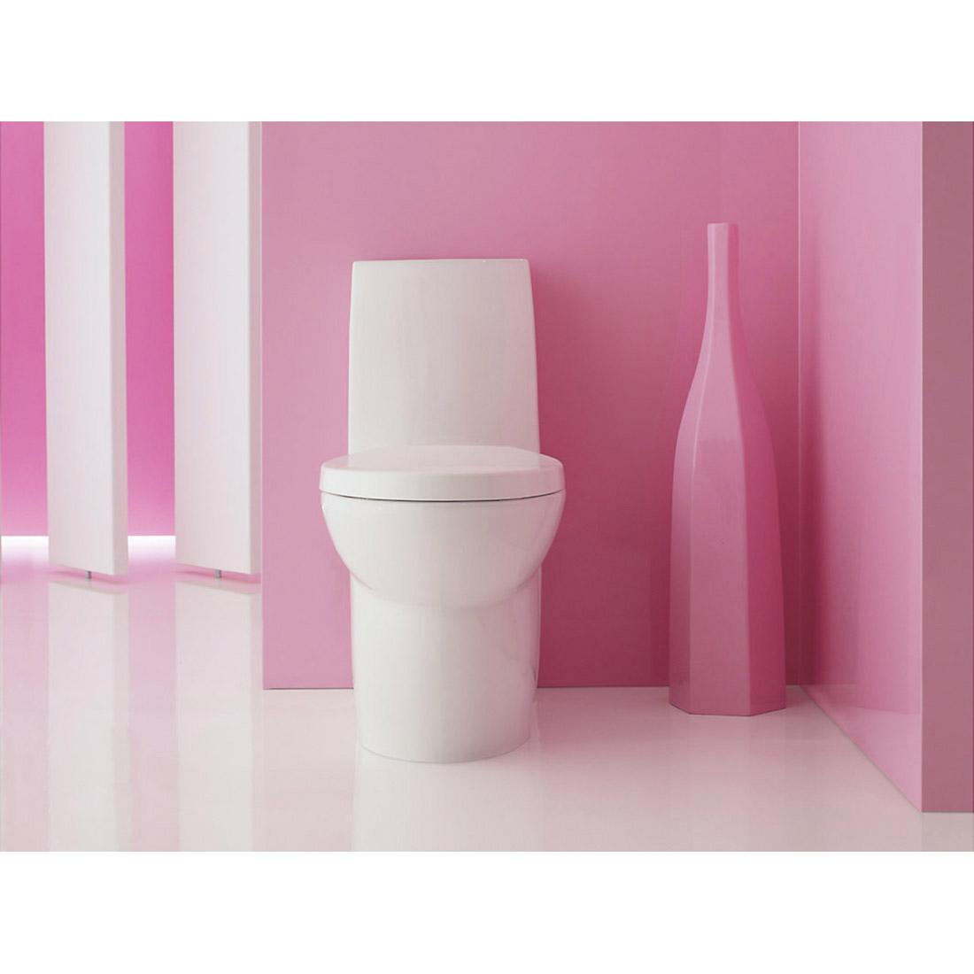 Kohler Saile&reg; K-3564 Dual Flush System Top Trip Lever Vitreous China One-Piece Toilet, 1.6 gpf/0.8 gpf, White