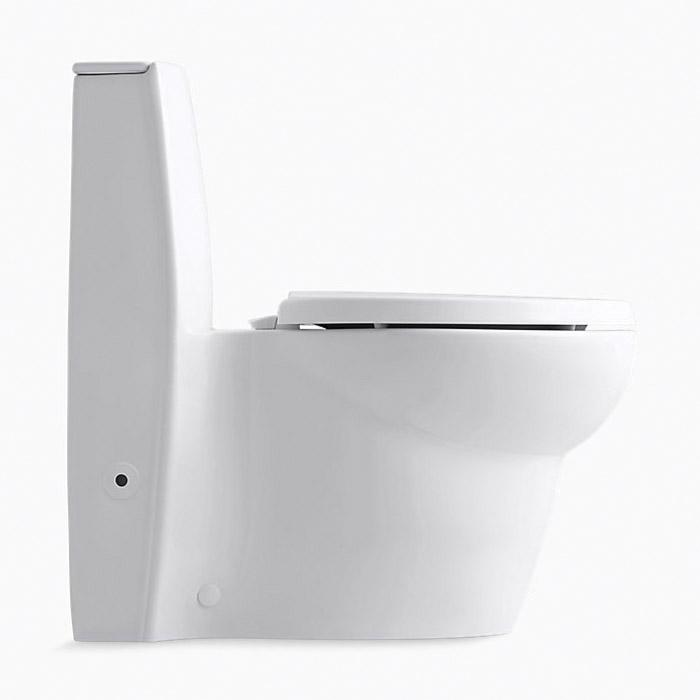 Kohler Saile&reg; K-3564 Dual Flush System Top Trip Lever Vitreous China One-Piece Toilet, 1.6 gpf/0.8 gpf, White