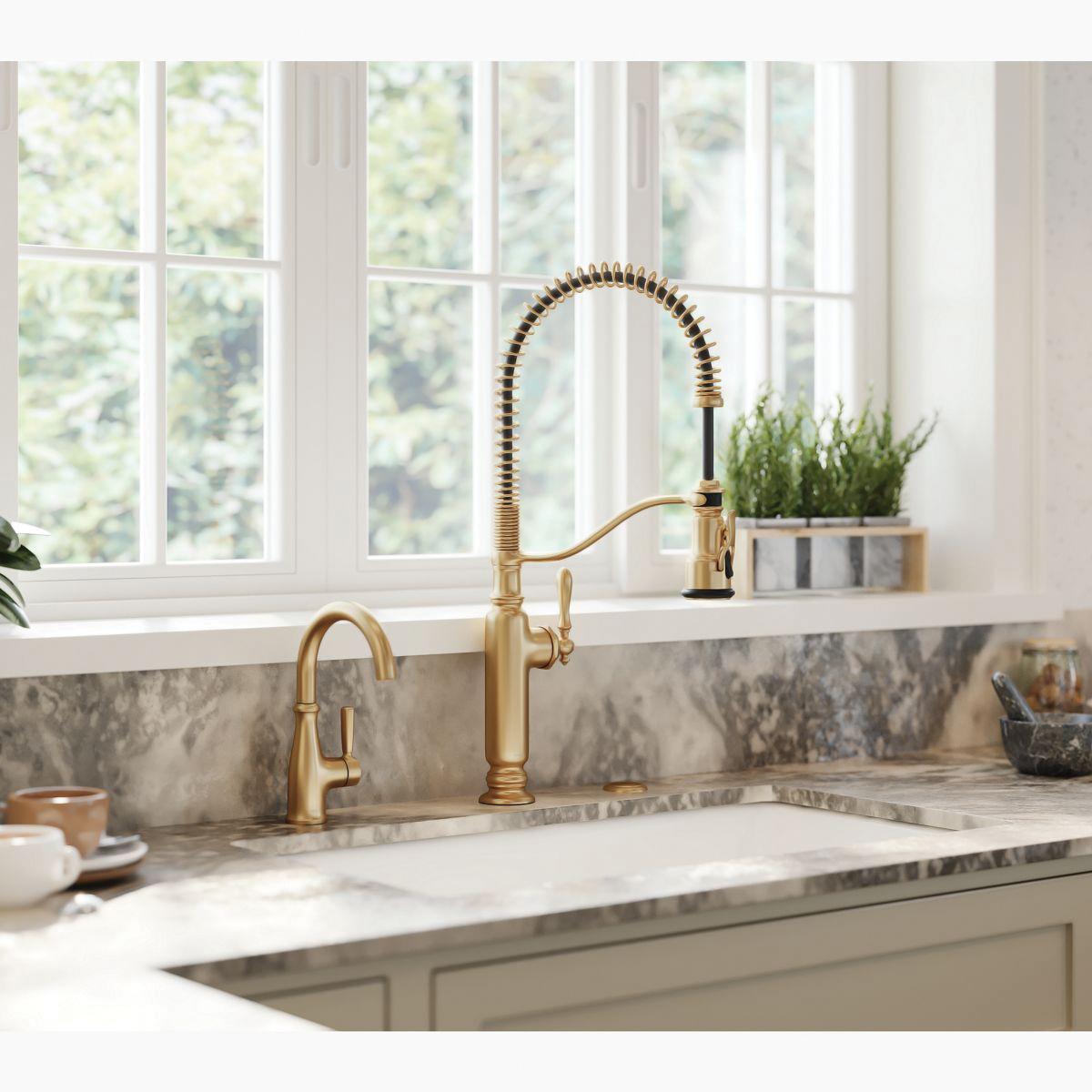 Kohler® K-35723-2MB Garbage Disposal Air Switch Kit, Brass/Plastic, Vibrant® Brushed Moderne Brass thumbnail 4