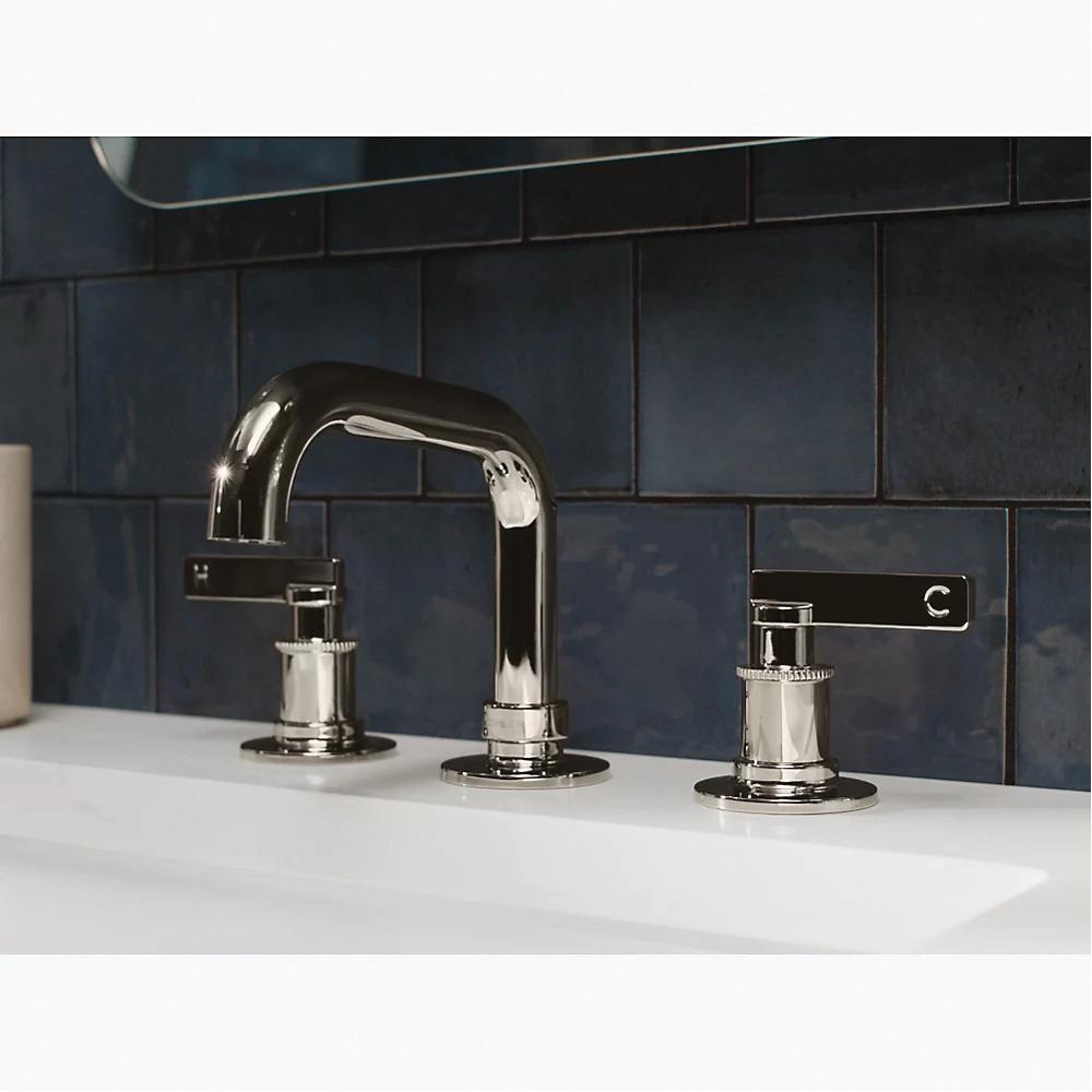 Kohler® Castia™ by Studio McGee K-35908-4-2MB Bathroom Sink Faucet, 2-Handle, Deck, Widespread, Touch-Activated thumbnail 3