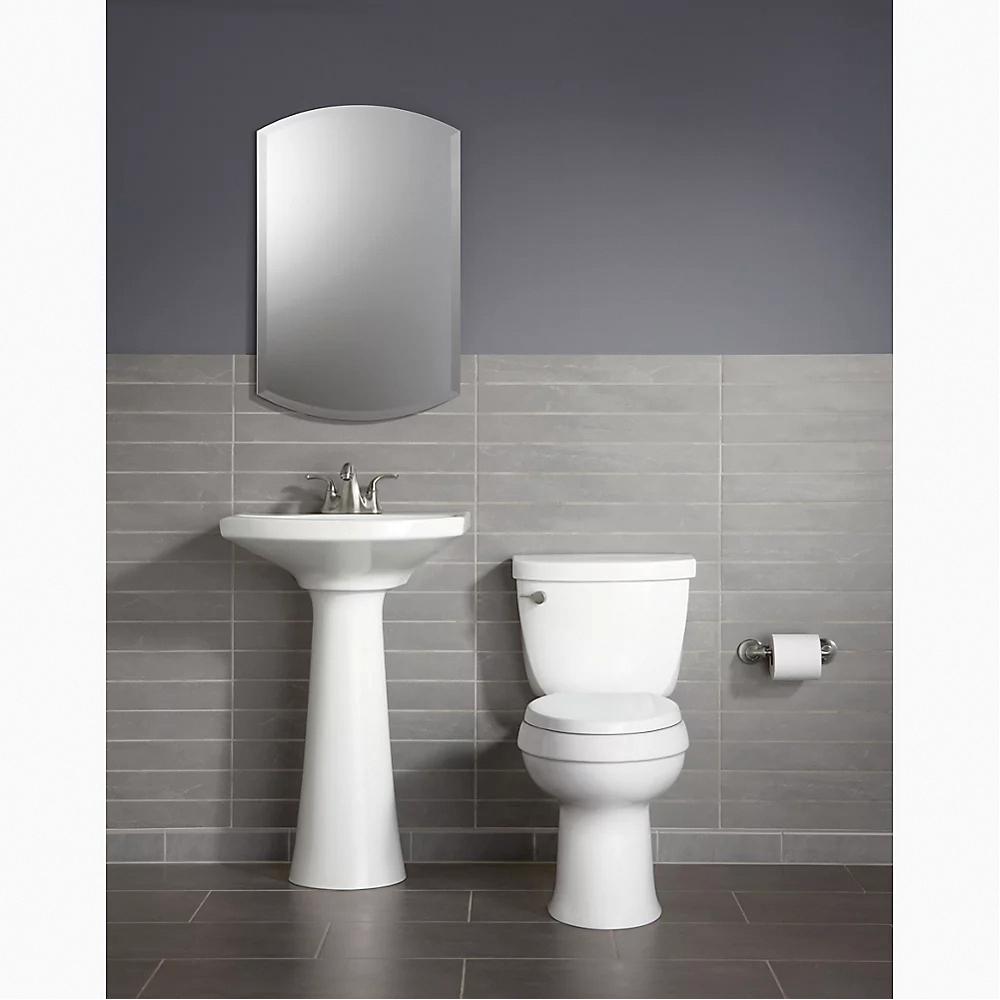 Kohler® Reveal® K-4009-7 Quiet-Close Toilet Seat, Round, Plastic, Black, 18 in H x 13-9/16 in W x 15/16 in D