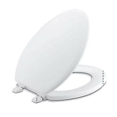 Kohler® Ridgewood® K-4694-0 Toilet Seat, Elongated, Wood, White, 1-1/16 in H x 14-3/16 in W x 18-5/8 in D thumbnail 3