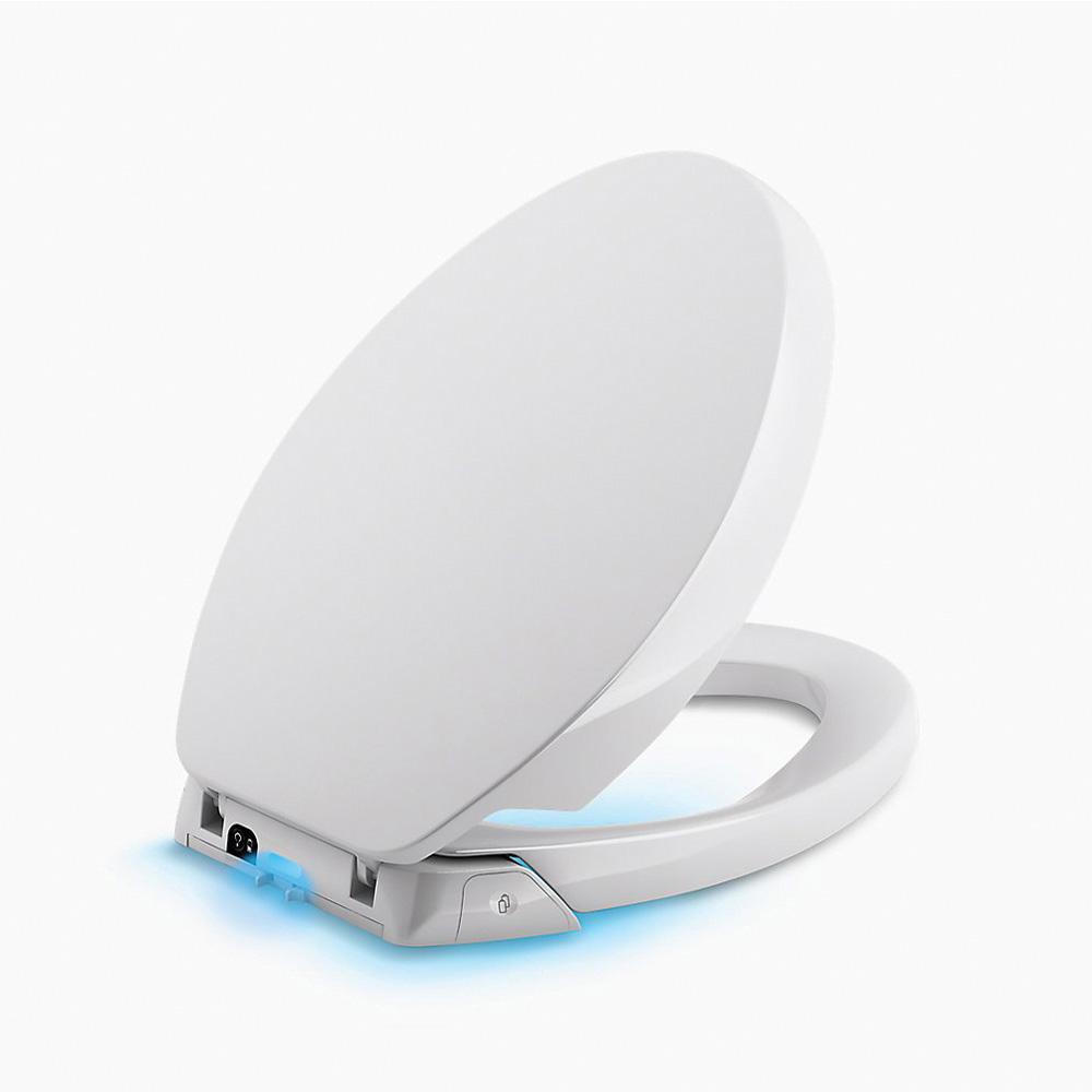 Kohler® Purefresh® K-5588-0 Toilet Seat, Elongated, Plastic, White, 7/8 in H x 14-3/16 in W x 19-3/16 in D thumbnail 2