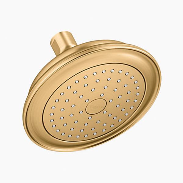 Kohler® Artifacts® K-72773-2MB Showerhead, 2.5 gpm, 2 -Spray, Wall Mounting, 6 in Dia Head thumbnail 3