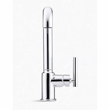Kohler® Purist® K-7505-2MB Kitchen Faucet, Deck, Pull-Out, Vibrant® Moderne Brushed Brass thumbnail 2